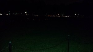 Vietnam Memorial at night